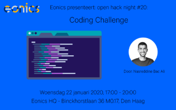 Eonics Open Hack night 20: coding challenge Eonics Open Hack night 20: coding challenge