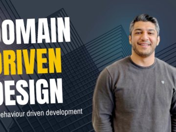 Afbeelding met tekst: Domain Driven Design